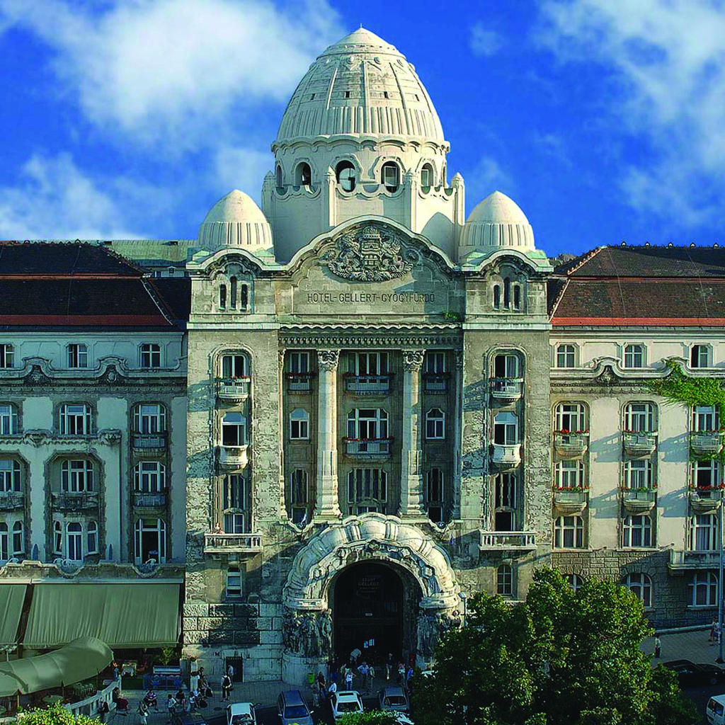 Entrance of the Gellert Bath & Hotel Gellert