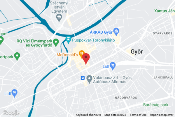 Danubius Hotel Rába Карта и транспортное сообщение